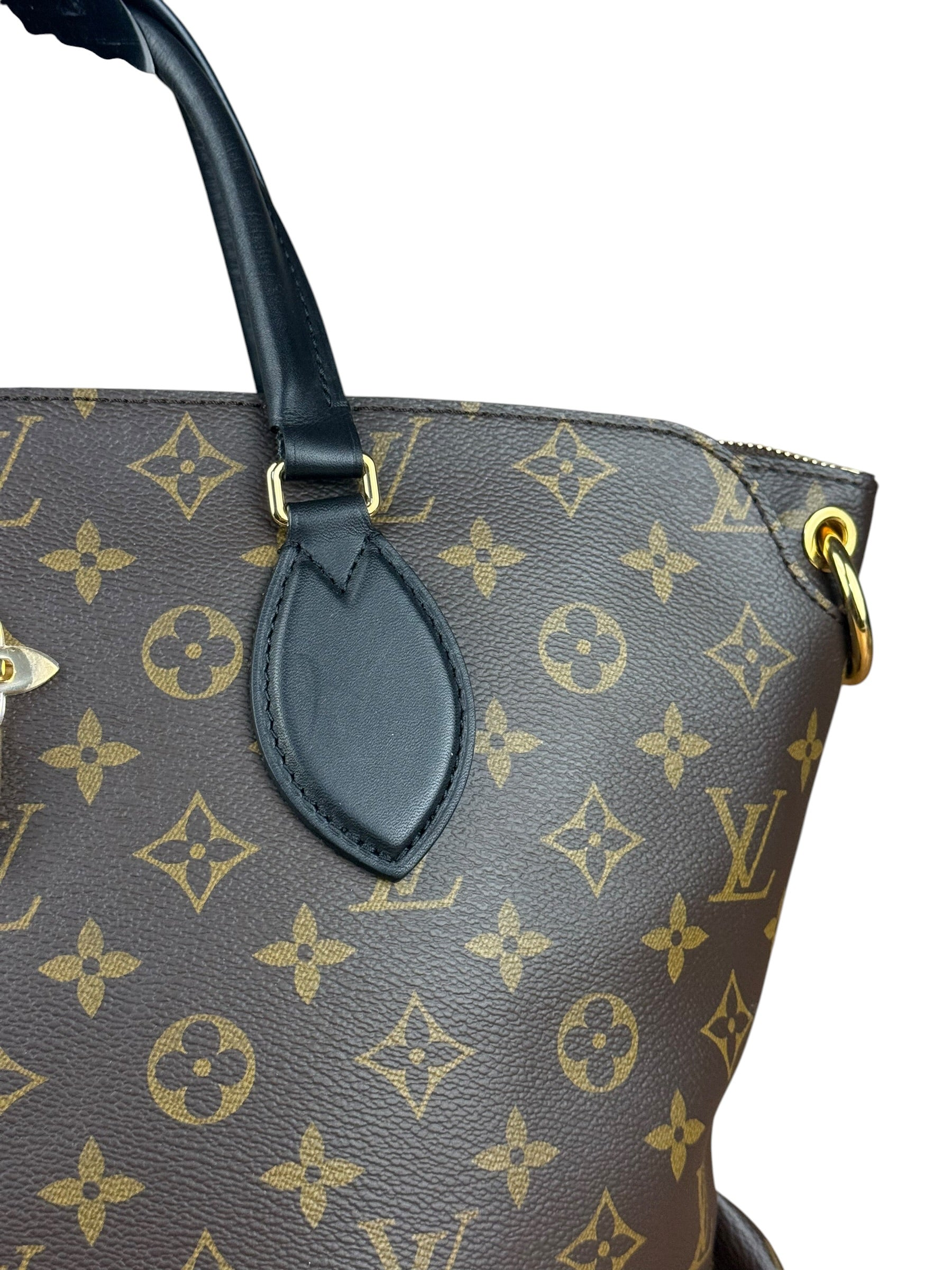 Louis Vuitton Monogram Flower Zipped MM 2way Tote