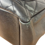 Chanel Black Caviar Quilted Large Shopping Tote 2012