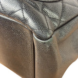 Chanel Black Caviar Quilted Large Shopping Tote 2012