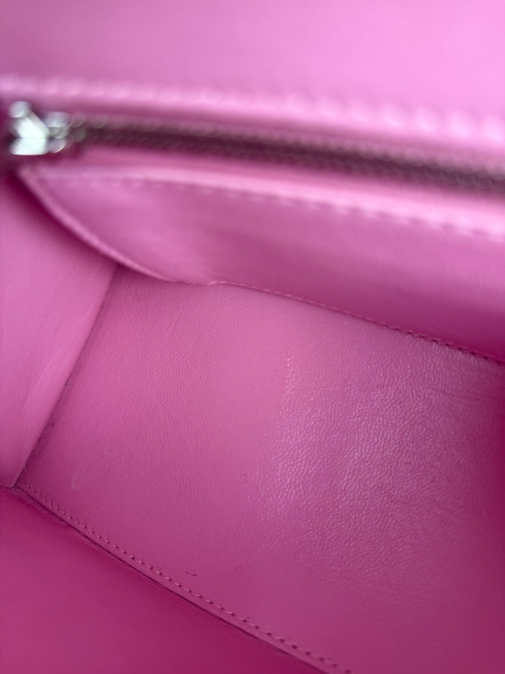 Balenciaga Pink Denim Small Hourglass 2Way Handbag