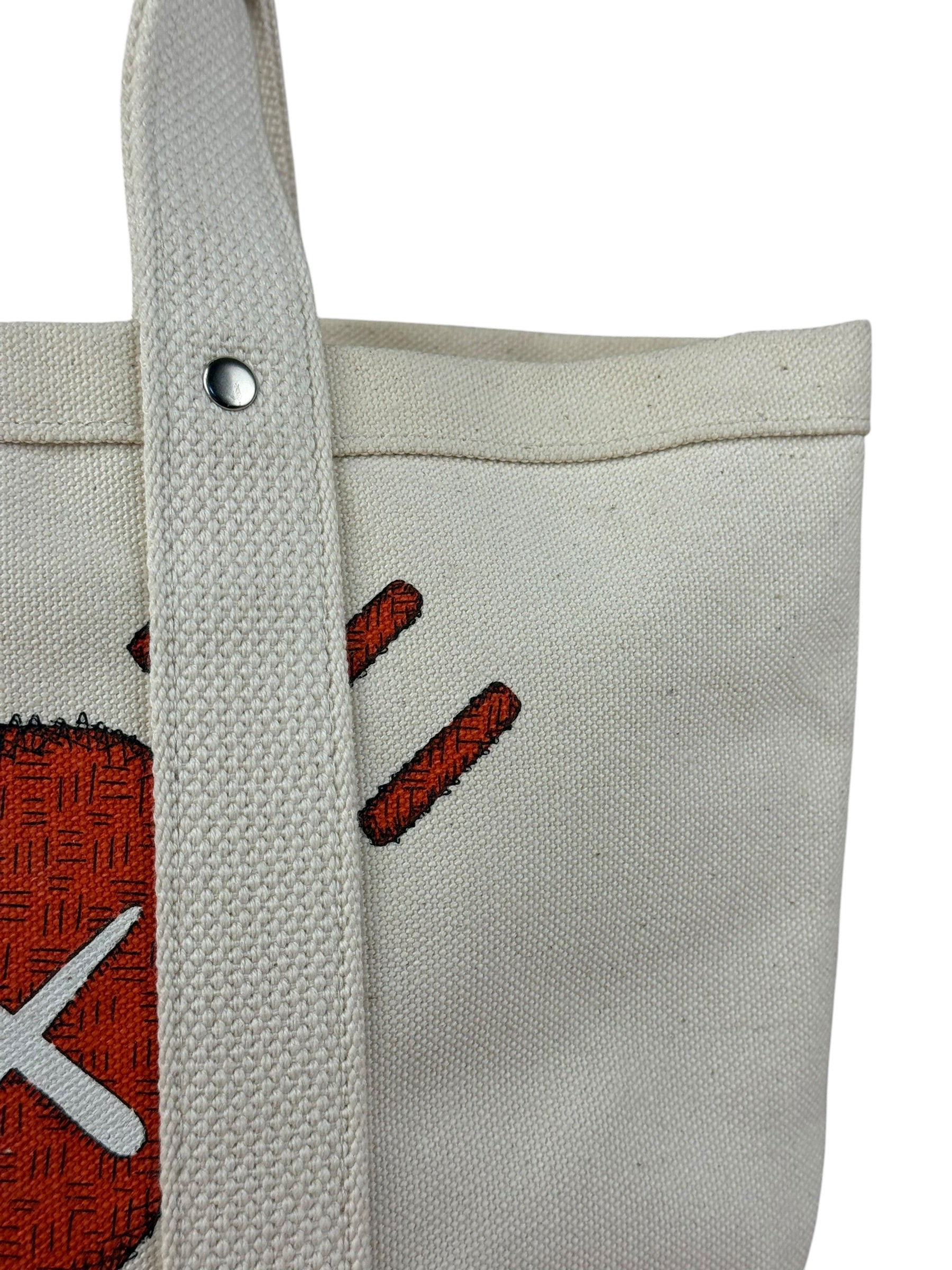Human Made X KAWS Small Canvas Tote Bag