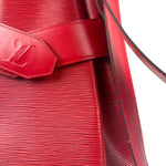 Louis Vuitton Red Epi Leather Castilian Sac D'Epaule Shoulder Bag