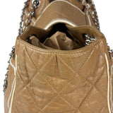 Chanel Camel Quilted Lambskin East-West Large Chain Tote 2008