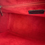 Chanel Black Patent Chocolate Bar Bowler Bag 2002