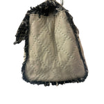 Chanel Cream Lambskin Funny Tweed Flap Bag 2009