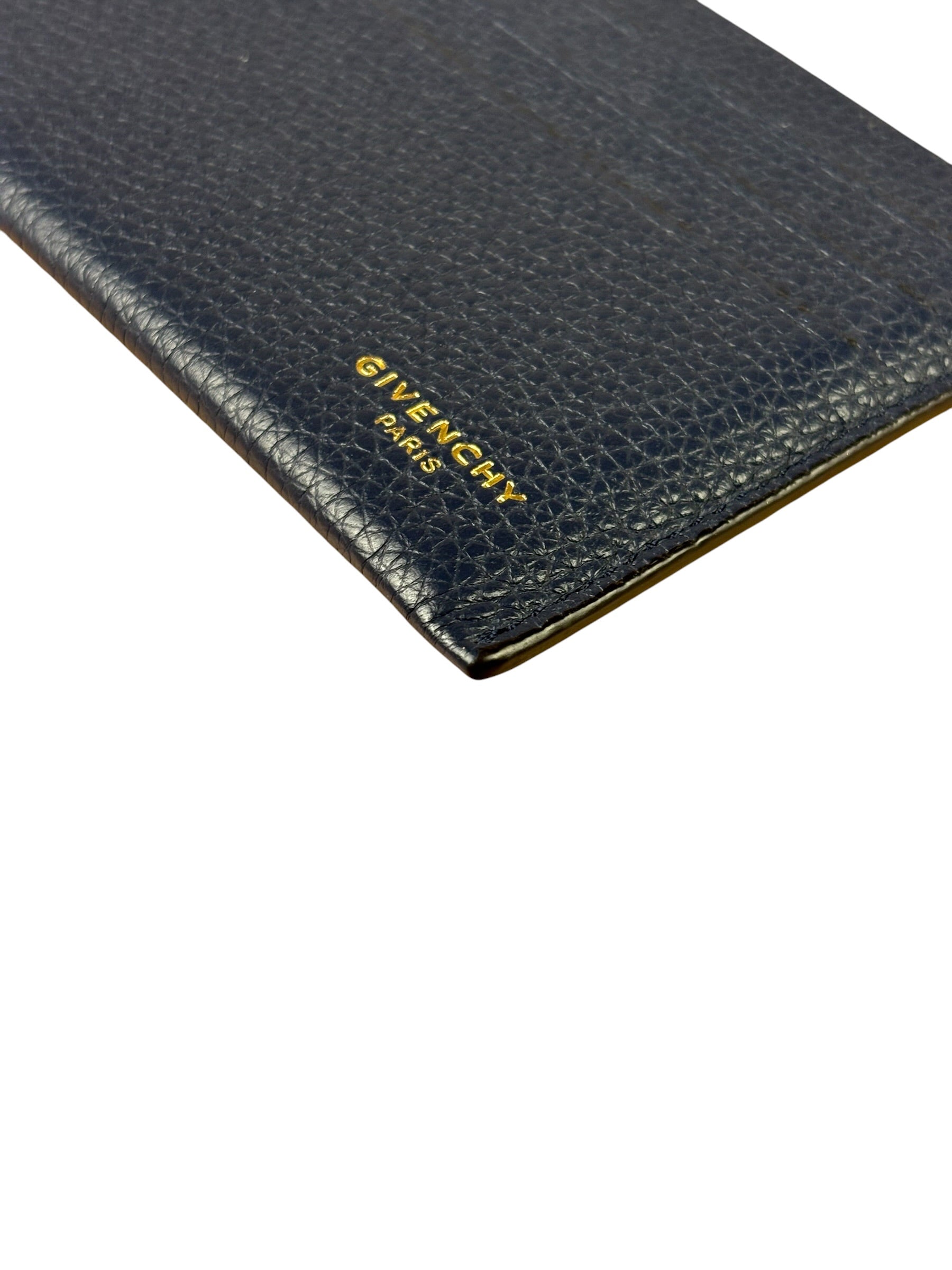 Givenchy Navy Blue Leather Card Holder