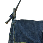 Fendi Vintage Dark Denim Baguette