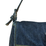 Fendi Vintage Dark Denim Baguette