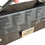 Fendi Soft Trunk Baguette Black