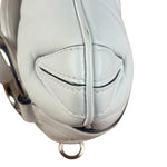 Gucci White Puffer Leather Horsebit Shoulder Bag