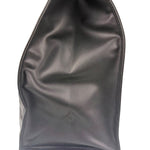 Telfar Black Leather Unisex Shopping Bag