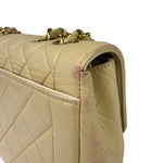 Chanel Vintage Beige Clair Quilted Leather Classic Flap Bag 2004