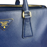 Prada Blue Galleria Saffiano Leather Tote
