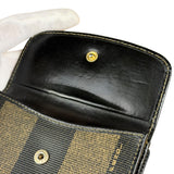 Fendi Vintage Striped Pequin Wallet