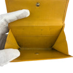 Loewe Vintage Yellow Leather Bifold Wallet
