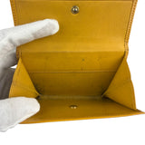 Loewe Vintage Yellow Leather Bifold Wallet