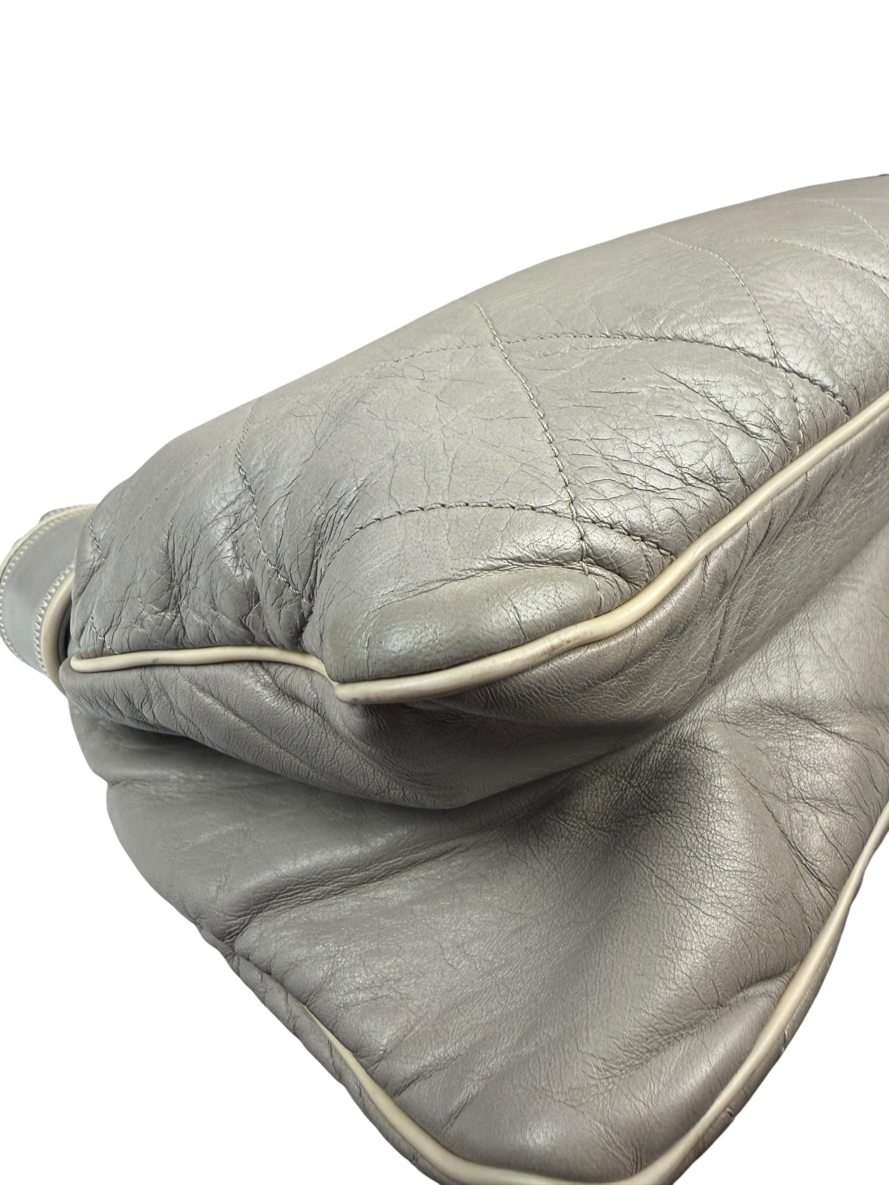 Chanel Grey Reissue Quilted Tote Bag 2013