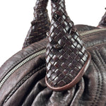 Fendi Vintage Brown Small Spy Bag
