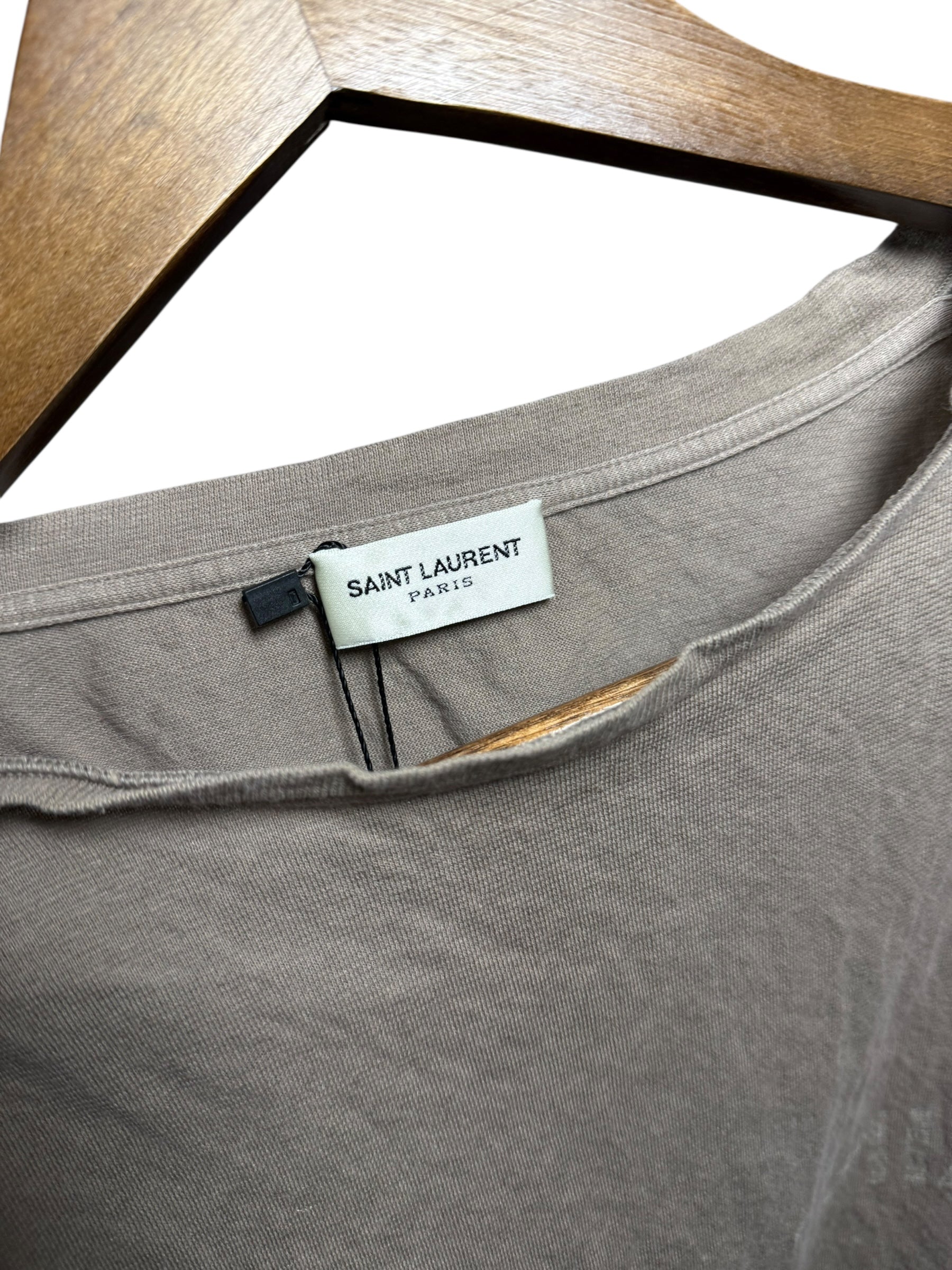 Saint Laurent Logo Short Sleeve Top
