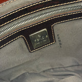 Fendi Leather-Trimmed Beaded Baguette Light Pink