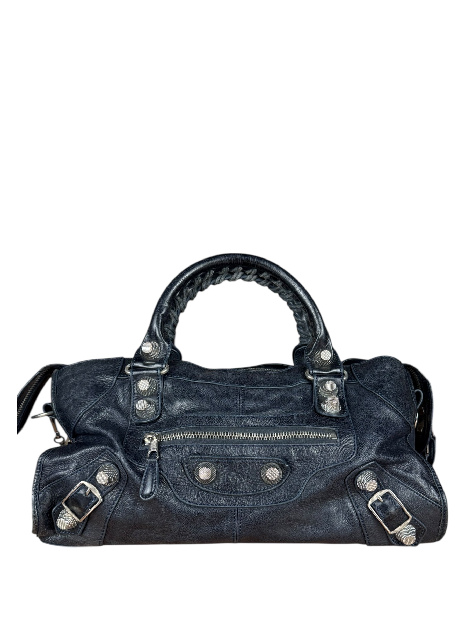 Balenciaga Navy M Le City Bag