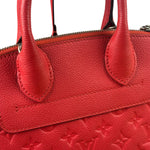 Louis Vuitton Red Monogram Empreinte Mini Pont-Neuf Two-Way Tote