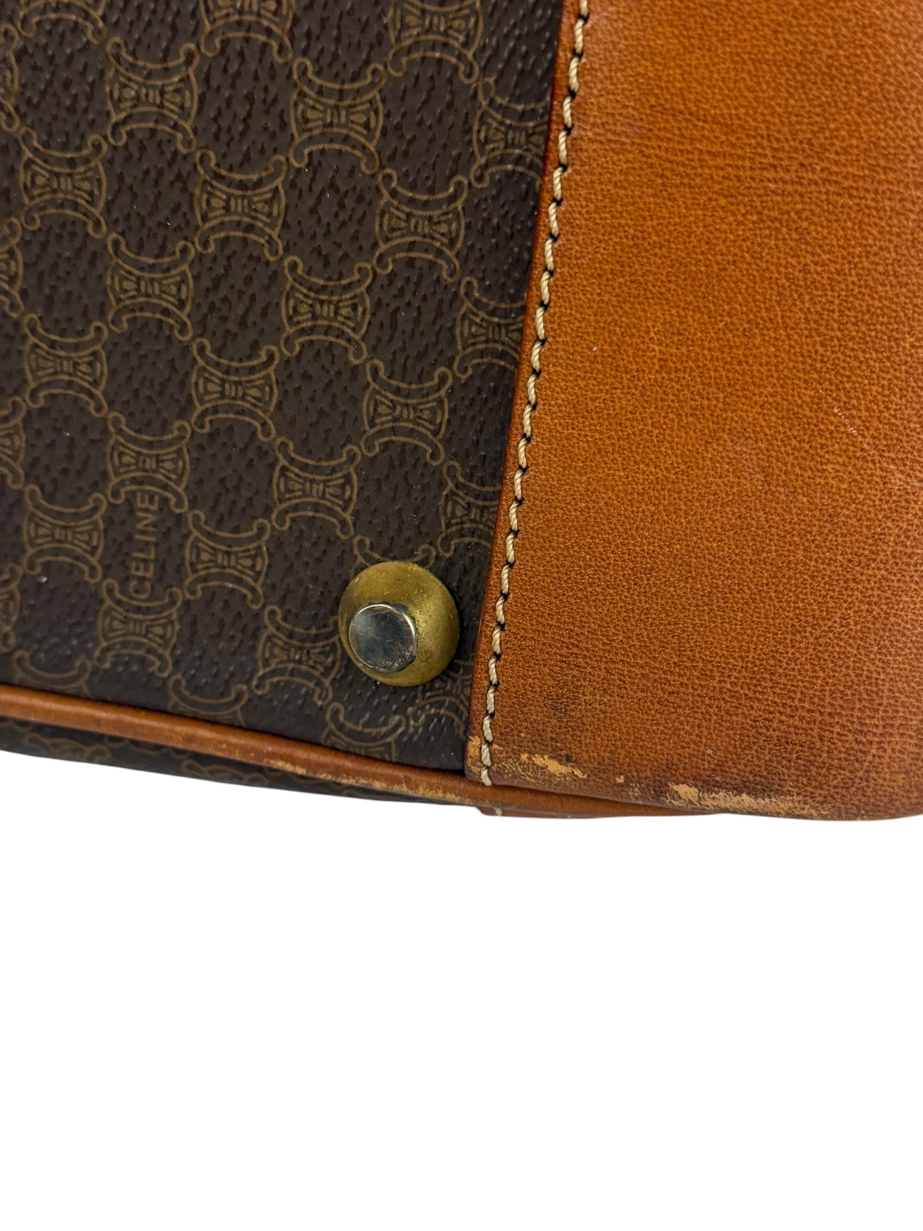 Celine Vintage Macadam Travel Bag