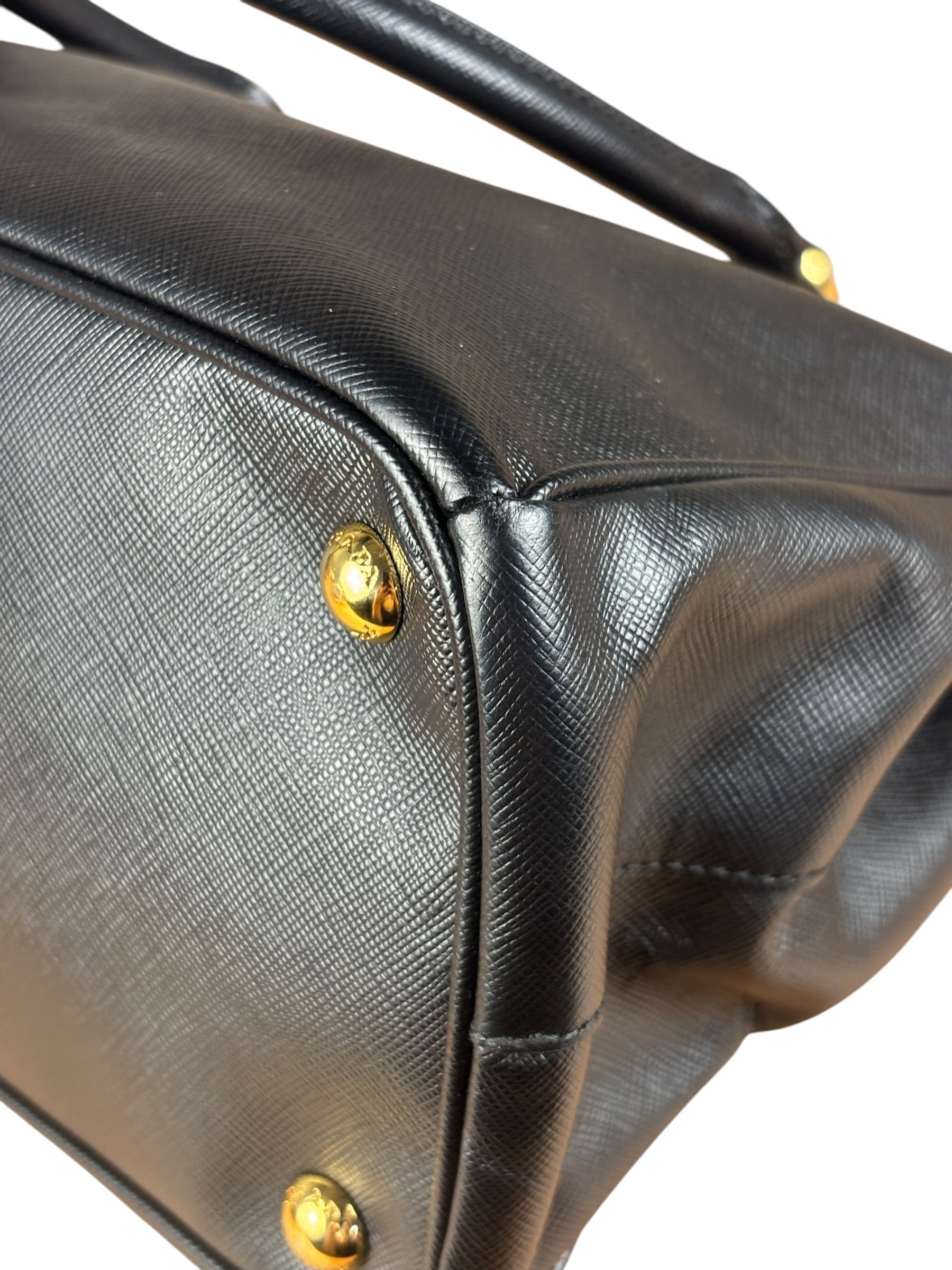 Prada Black Galleria Saffiano Leather Tote