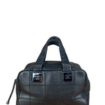 Chanel Black Chocolate Bar Bowling Hand Bag - 2003