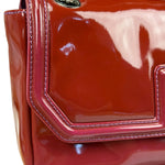 Chanel Burgundy Patent Leather Mademoiselle Bijoux Chain Flap Bag 2008