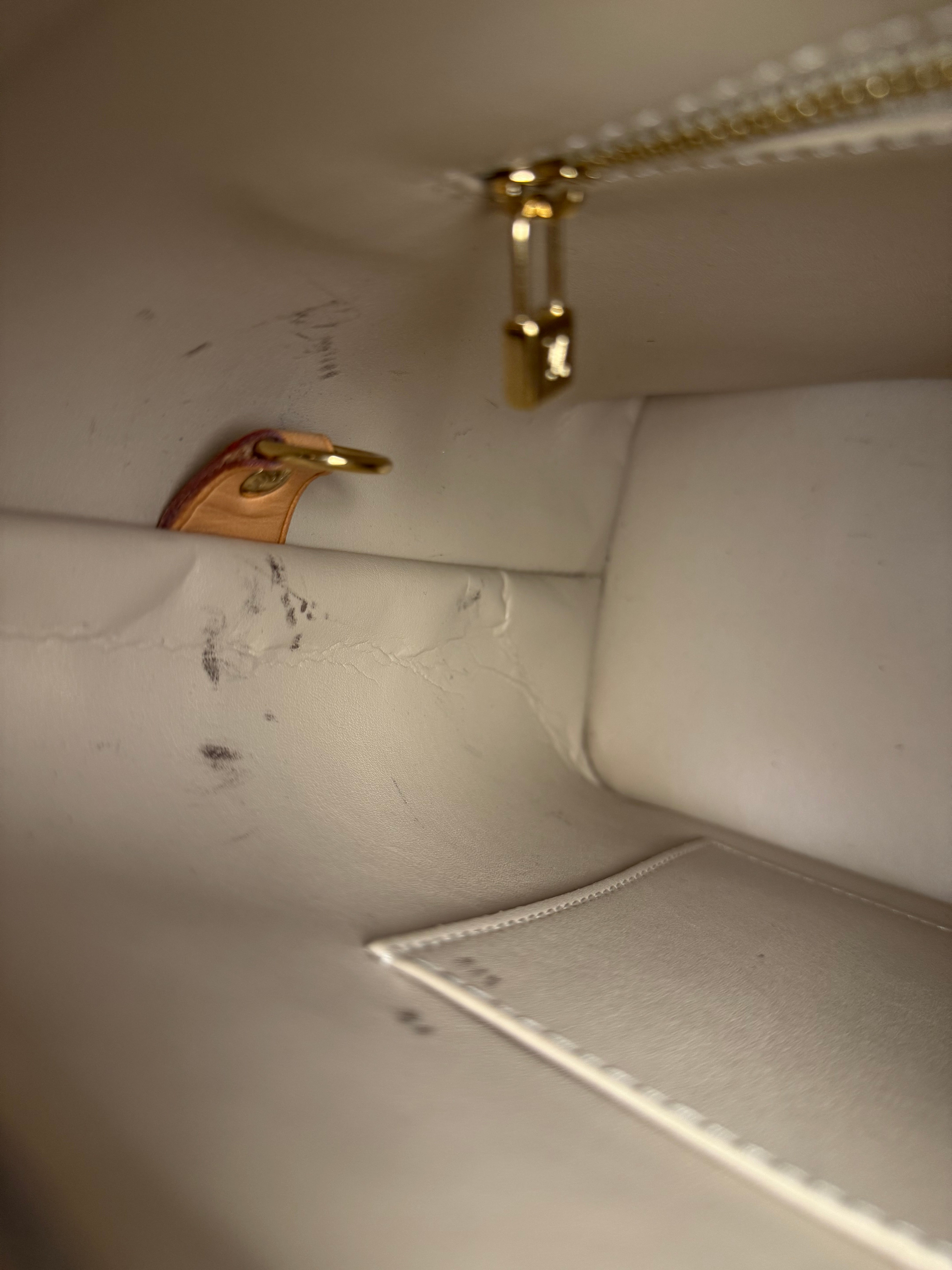 Louis Vuitton Monogram Vernis Houston Yellow