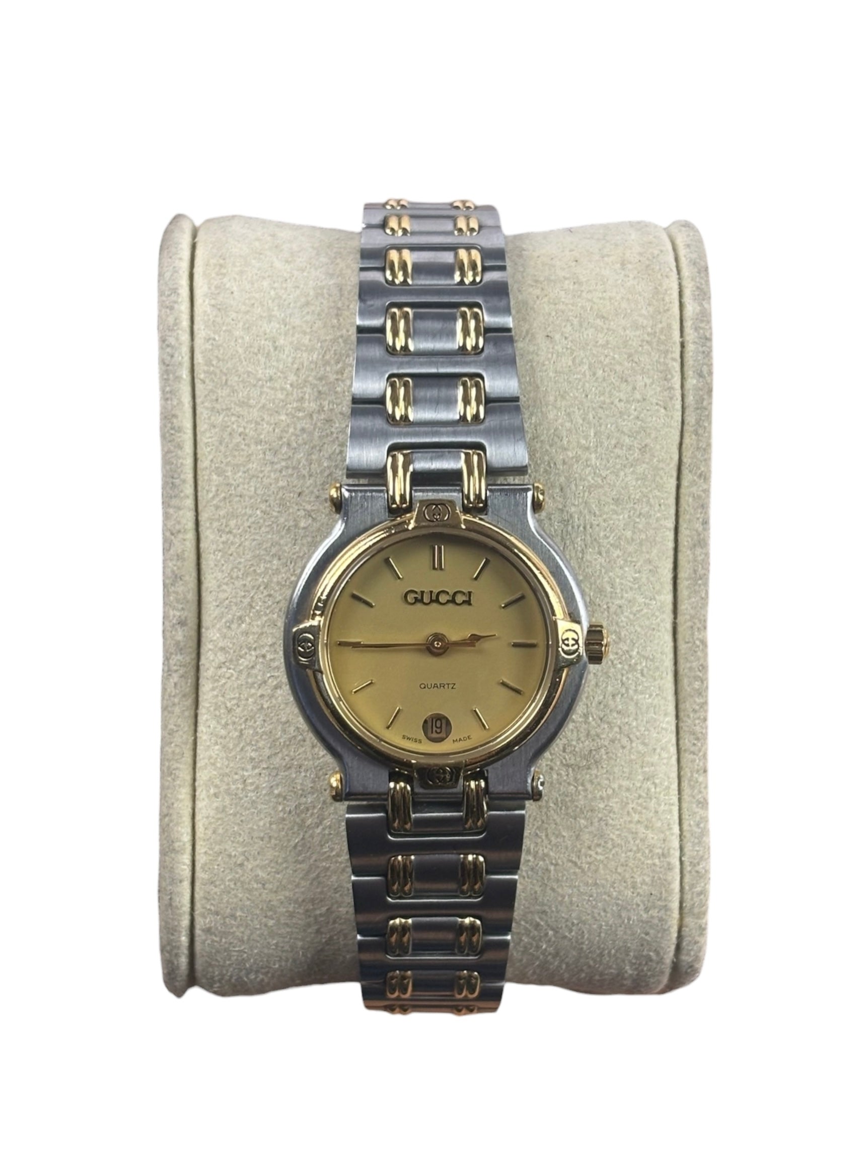 Gucci 2 Tone Champagne Date-Adjust