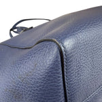 Gucci Navy Blue Swing Leather Tote Bag