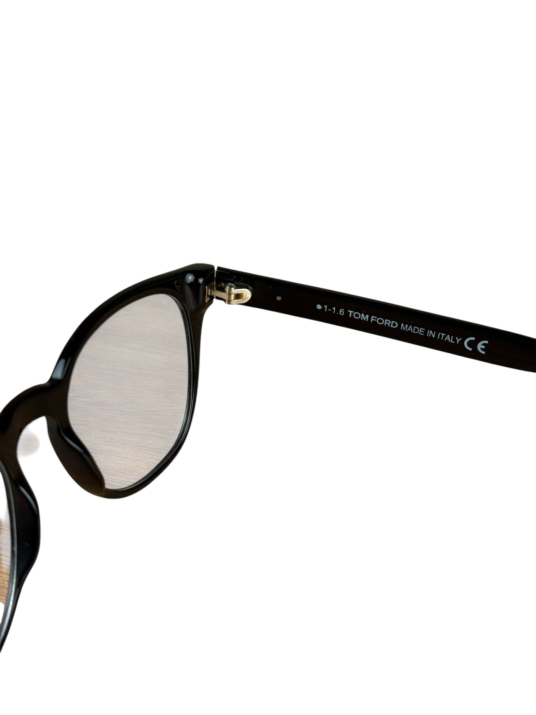 Tom Ford Black Round Eyeglasses