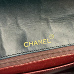 Chanel Black Quilted Half Moon Flap Bag 1990