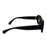 Chanel Grey/Green Rectangular 71687A Sunglasses