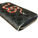 Gucci Kingsnake GG Zippy Wallet