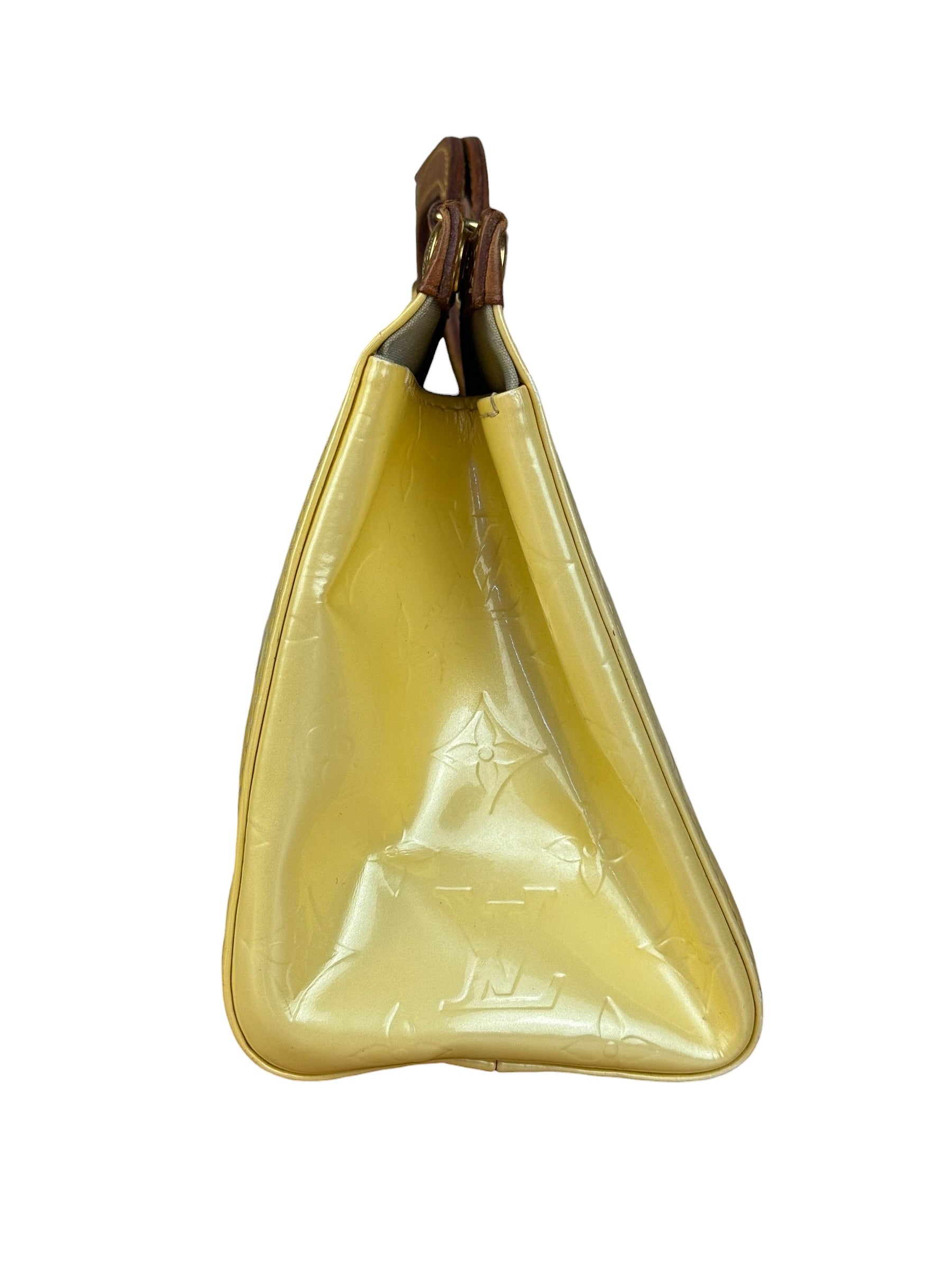 Louis Vuitton Yellow Monogram Vernis Roxbury Drive 2Way Handbag