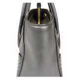 Miu Miu Black Leather Nappa Biker Tote Bag