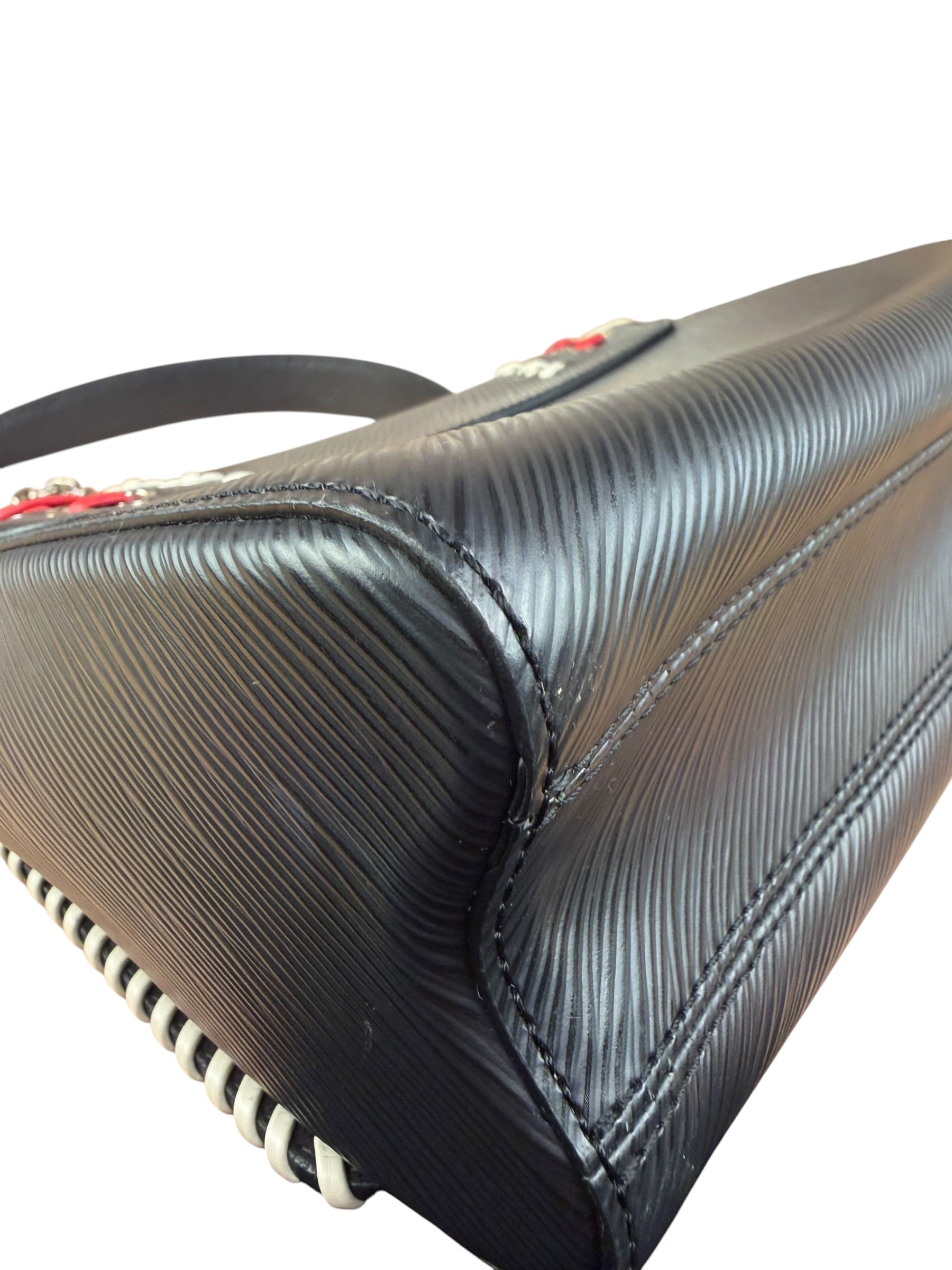 Louis Vuitton Multi Color Epi Leather Embroidered Twist Shoulder Bag