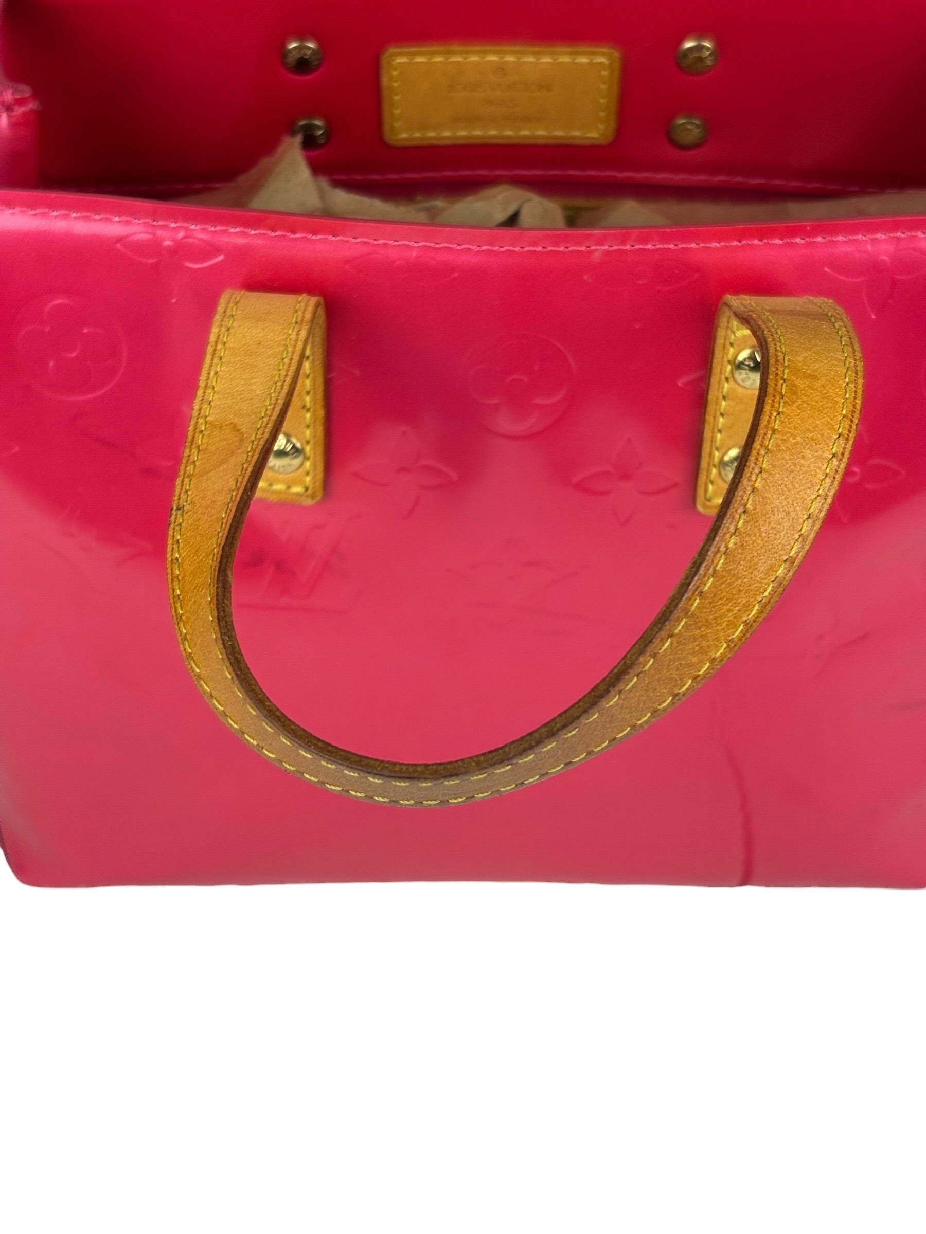 Louis Vuitton Vintage Vernis Patent Leather Monogram Reade Handbag PM