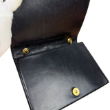 Chanel Black Diamond Stitch CC Timeless Chain Flap Bag '89-'91