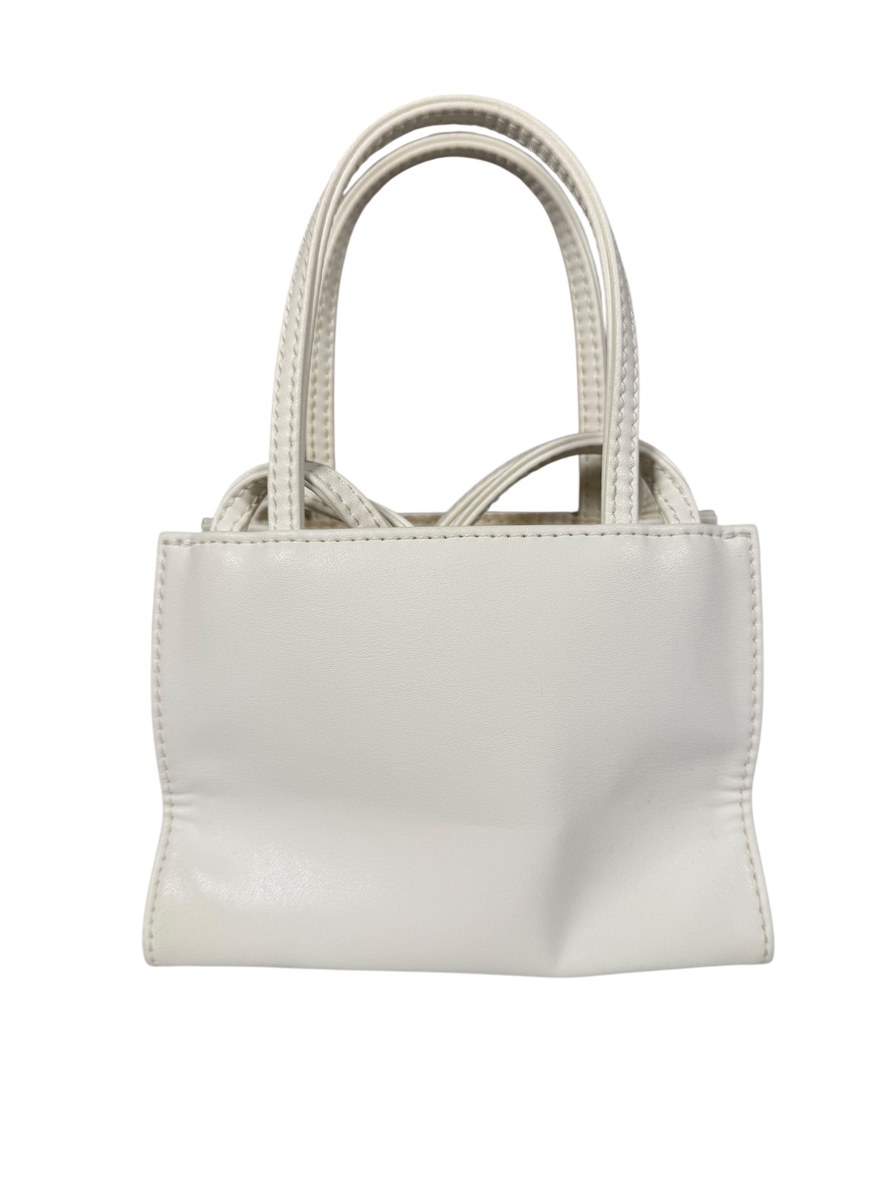 Telfar Small White Shopping Tote