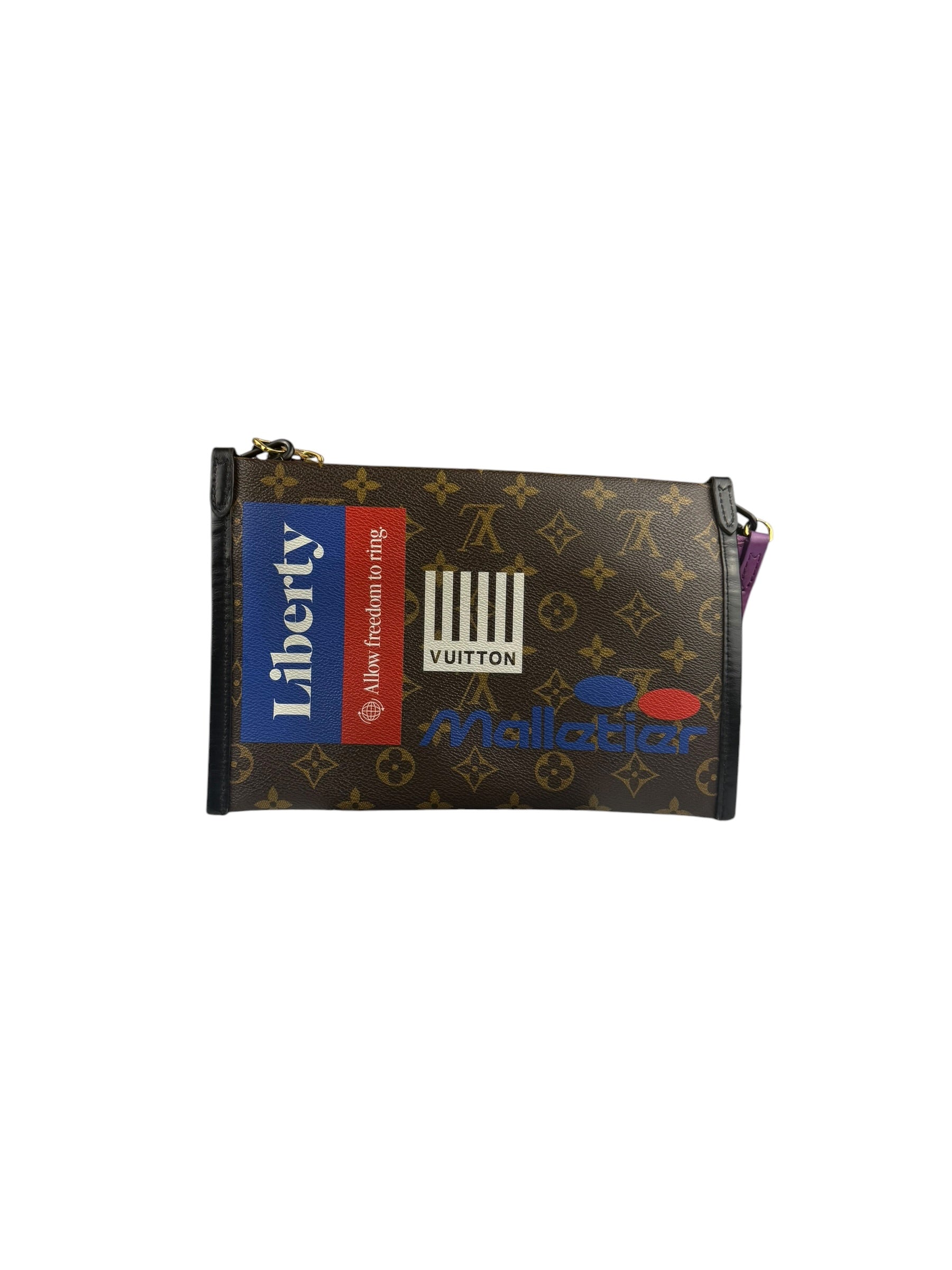 Louis Vuitton Limited Edition Flat Messenger Bag