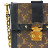 Louis Vuitton Black Monogram Vertical Trunk Pochette