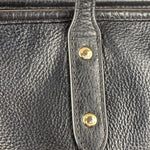 Coach Black Leather City Zip Tote Bag