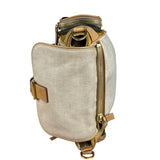 Prada Multicolor Leather Trim Sac Multi-Poches Crossbody Bag