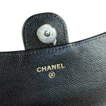 Chanel Black Quilted Flap Phone Chain Handbag