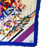 Fendi Multicolor Floral Shawl/Scarf
