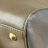 Fendi Colorblock Leather Two-Way Flap Bag